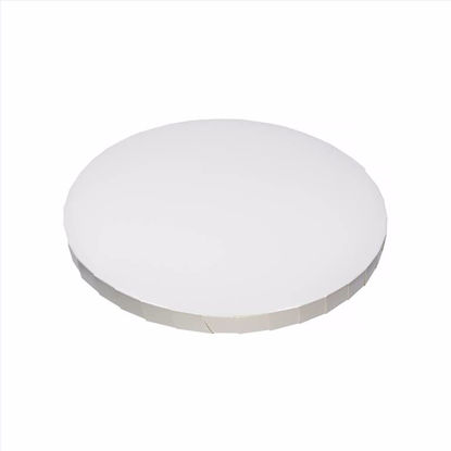 Obrazek PODKŁAD POD TORT ANGIELSKI STYRODUROWY - PERŁOWY 30CM PAPILART