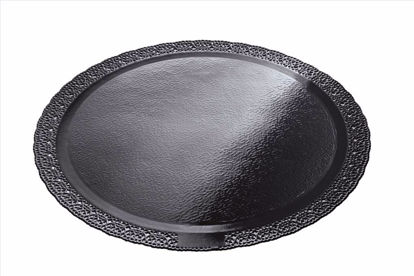 Obrazek PODKŁAD POD TORT ZŁOTY ŚR.32/28CM AŻUREK- LEONARDO GALAGO
