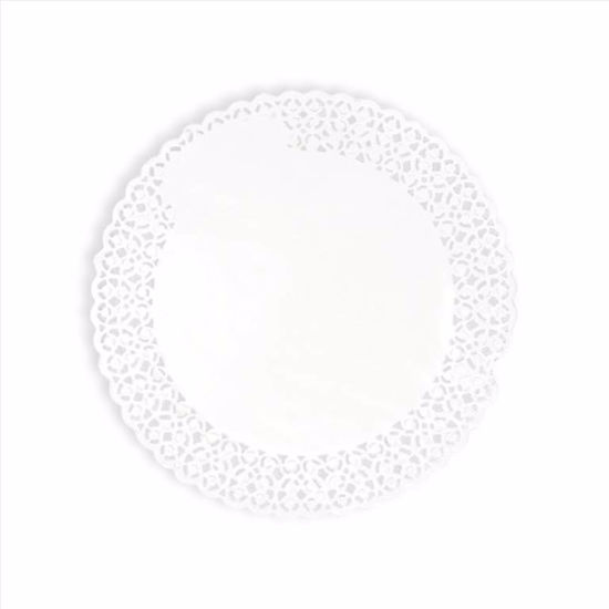 Obrazek SERWETKI AŻUROWE BIAŁE 38CM PAPILART