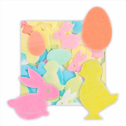 Obrazek DEKORACJA WAFLOWA - MIX WIELKANOCNY 190621 ROSE DECOR 