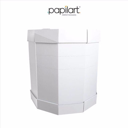 Obrazek KARTON NA TORT "CYLINDER" 32x20-35cm PAPILART  KARTON NA WYSOKI TORT
