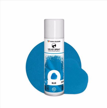 Obrazek ZAMSZ SPRAY NIEBIESKI V30 250ML FOOD COLOURS