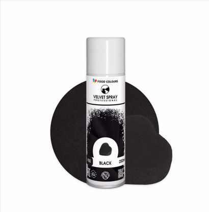 Obrazek ZAMSZ SPRAY - CZARNY V50 250ML FOOD COLOURS