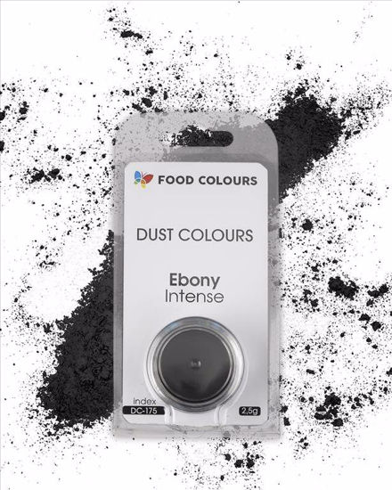 Obrazek BARWNIK DUST COLOURS - EBONY DC-175 2,5g FOOD COLOURS