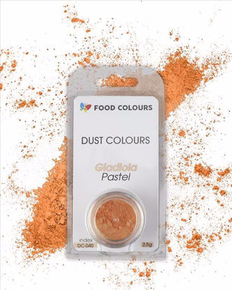 Obrazek BARWNIK SPOŻYWCZY POMARAŃCZOWY DUST COLOURS - GLADIOLA 2,5g. DC-040 FOOD COLOURS