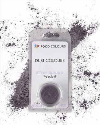 Obrazek BARWNIK SPOŻYWCZY DUST COLURS - SILVER DC-090 2,5g. FOOD COLOURS