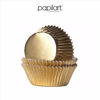Obrazek PAPILOTKA ZŁOTA DO MUFFINEK - CUPCAKE 50/32 60SZT. PAPILART