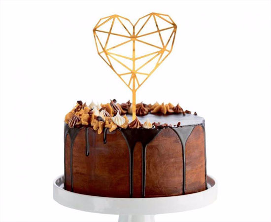 Obrazek TOPPER AKRYLOWY "DIAMOND HEART" 16x10cm GODAN 