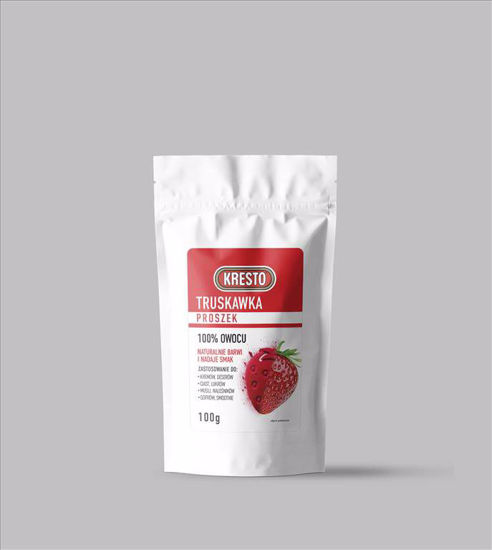 Obrazek TRUSKAWKA LIOFILIZOWANA PROSZEK 100g. KRESTO