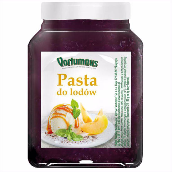Obrazek PASTA DO LODÓW JAGODOWA 1,25KG VORTUMNUS
