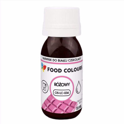 Obrazek BARWNIK DO CZEKOLADY PINK OS-LC-036 18ML FOOD COLOURS