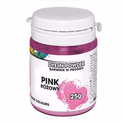 Obrazek BARWNIK W PROSZKU RÓŻOWY WS-P-036 25G FOOD COLOURS