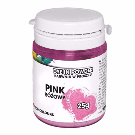 Obrazek BARWNIK W PROSZKU RÓŻOWY WS-P-036 25G FOOD COLOURS 