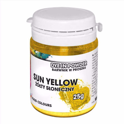 Obrazek BARWNIK W PROSZKU ŻÓŁTY SŁONECZNY WS-P-004 25G FOOD COLOURS
