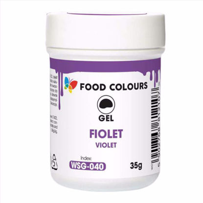 Obrazek BARWNIK ŻEL FIOLET WSG-040 35G FOOD COLOURS