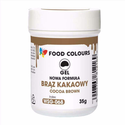 Obrazek BARWNIK ŻEL KAKAOWY WSG-068 35G FOOD COLOURS