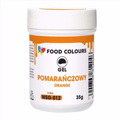 Obrazek BARWNIK ŻEL POMARAŃCZOWY WSG-012 35G FOOD COLOURS