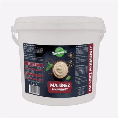 Obrazek MAJONEZ WYŚMIENITY 76%  5KG TARSMAK