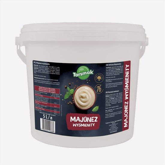 Obrazek MAJONEZ WYŚMIENITY 76%  5KG TARSMAK