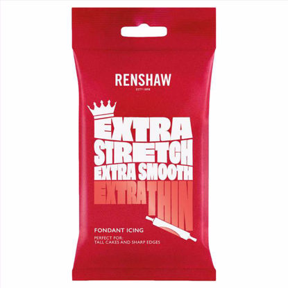 Obrazek MASA CUKROWA RENSHAW EXTRA CZERWONA DO POWLEKANIA I DEKORACJI BAKELS 250G