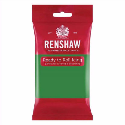 Obrazek MASA CUKROWA RENSHAW EXTRA ZIELONA DO POWLEKANIA I DEKORACJI BAKELS 250G