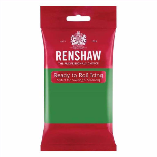 Obrazek MASA CUKROWA RENSHAW EXTRA ZIELONA DO POWLEKANIA I DEKORACJI BAKELS 250G